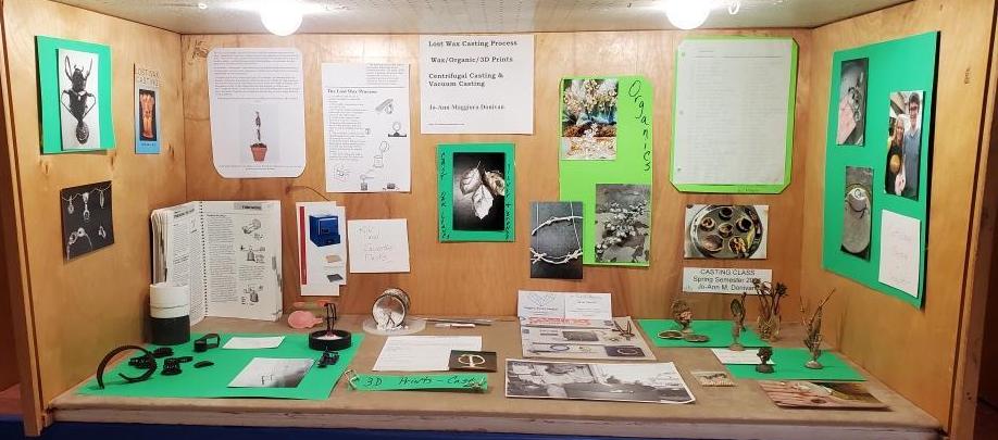 Jo-Ann Donivan's Lost Wax Casting Display.
