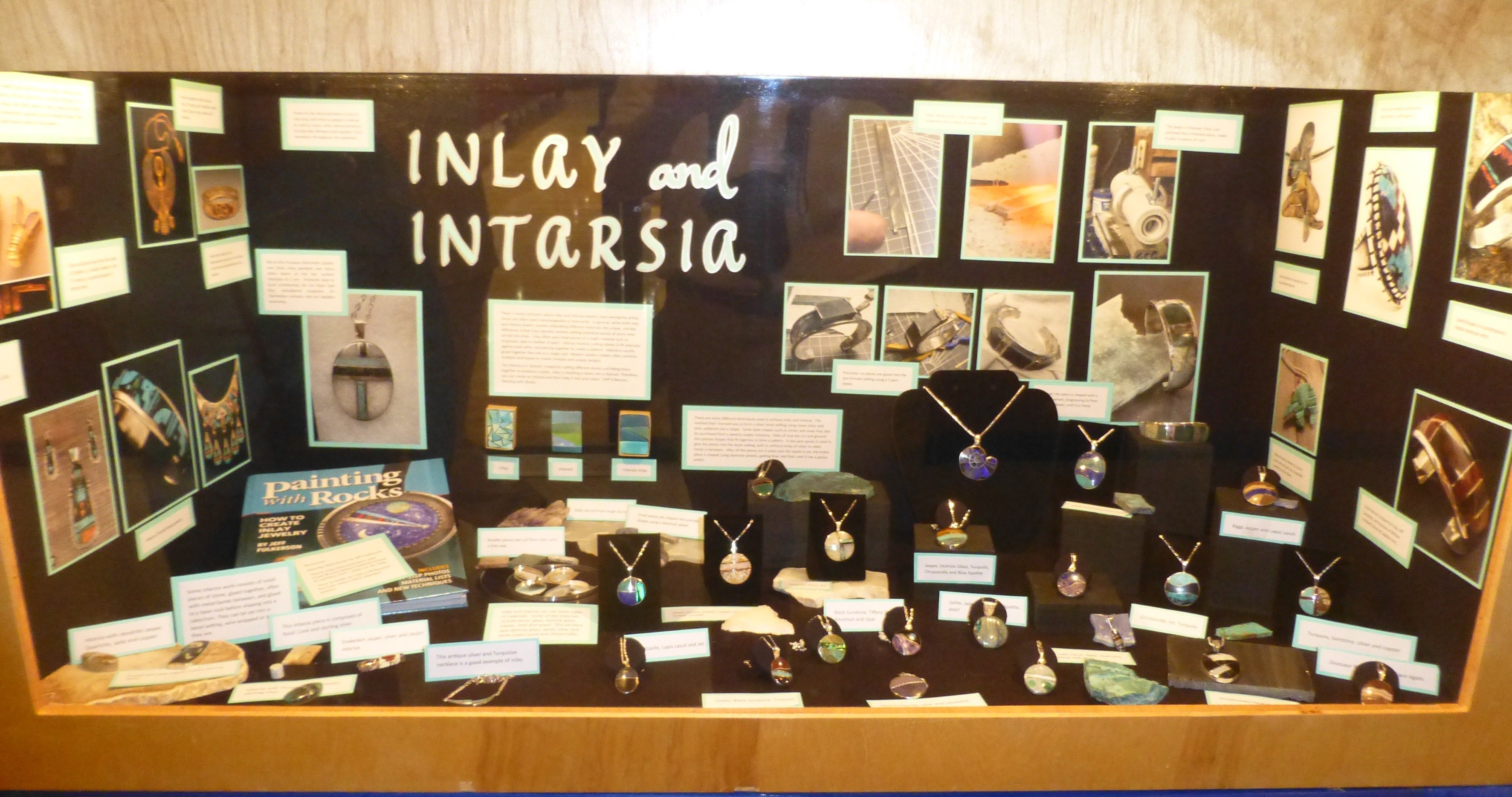 Terri Johnson's Inlay and Intarsia Display Case.